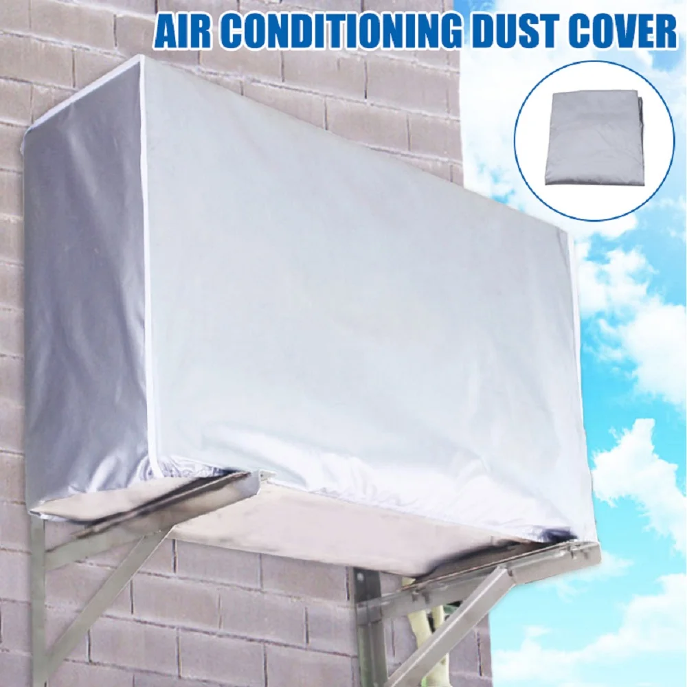 

Outdoor Air Conditioner Dust Cover Anti-Snow Waterproof Sunproof Conditioner Protectors Sunscreen Protection Cover Accessories