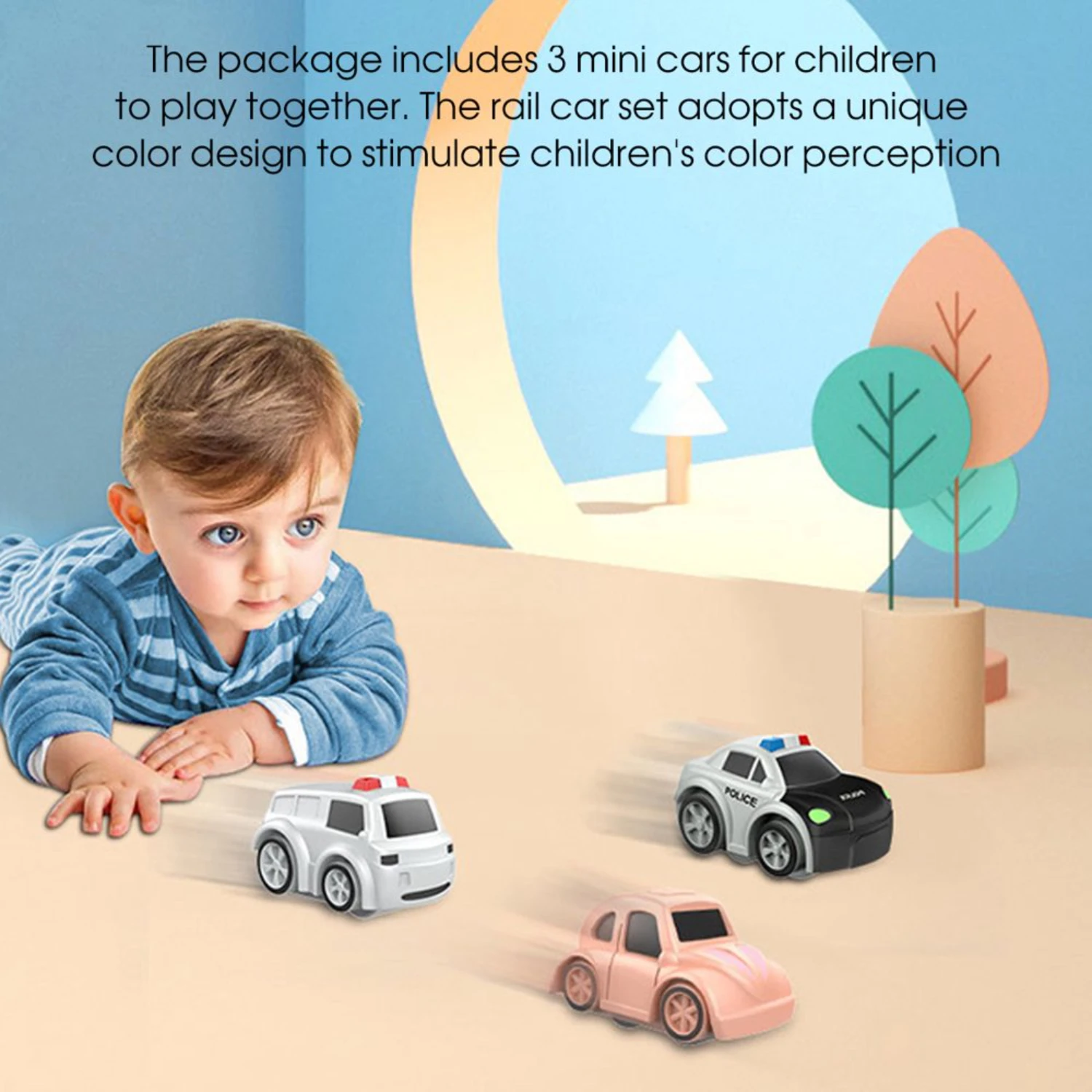 City Rescue Car Race Track Playset 5