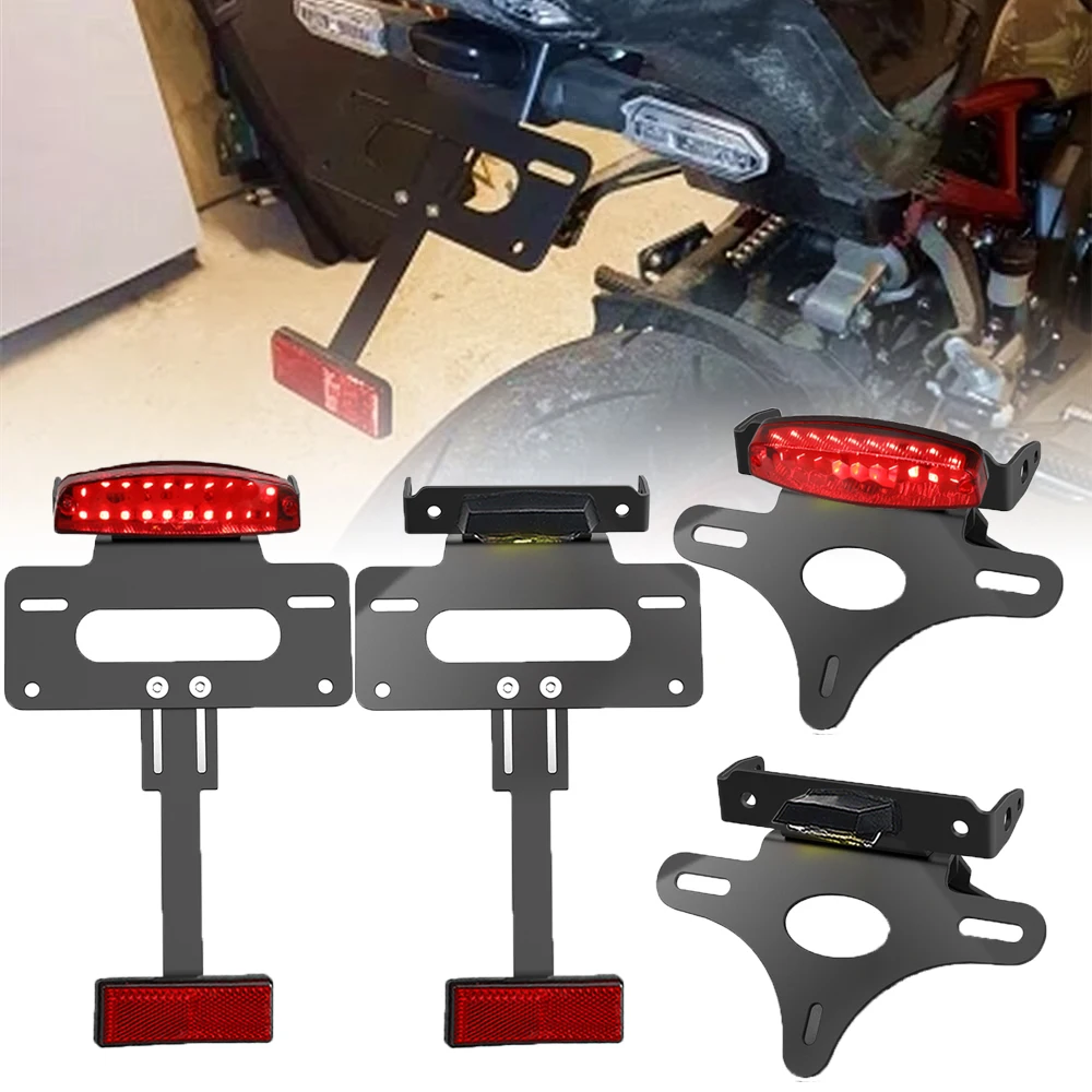 

Motorcycle Rear Tail Tidy Fender Eliminator Kit Registration License Plate Holder Bracket For 790 Duke 2018- 2024 890 Duke R /GP