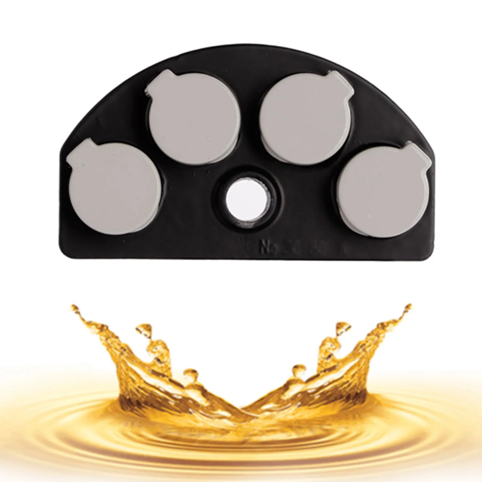 4 Dish Watch Oil Dip Tool Uhr Ölers chale mit Abdeckung Uhr Reparatur zubehör