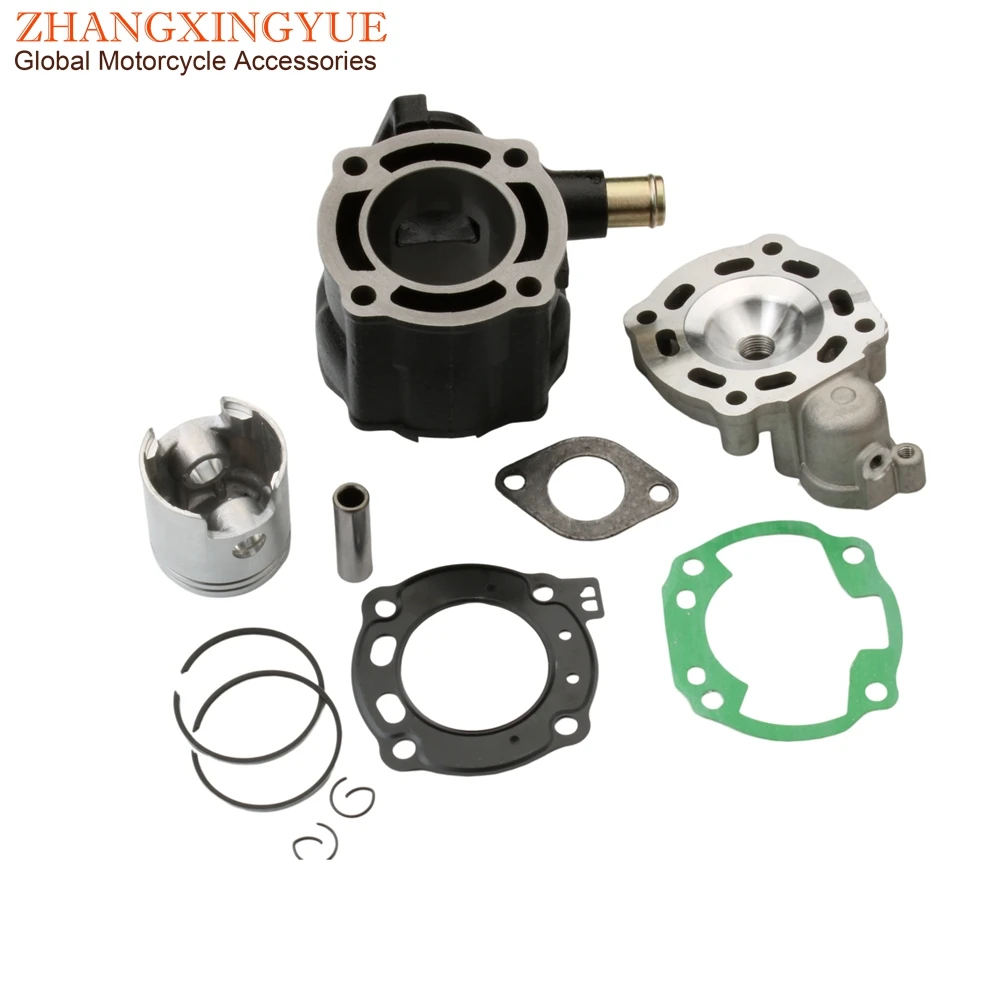 Scooter 70cc Big Bore Cylinder Kit & Head For Aprilia SR 50 Fun Master Racing Sport LC 50cc 47mm/12mm 2-Stroke