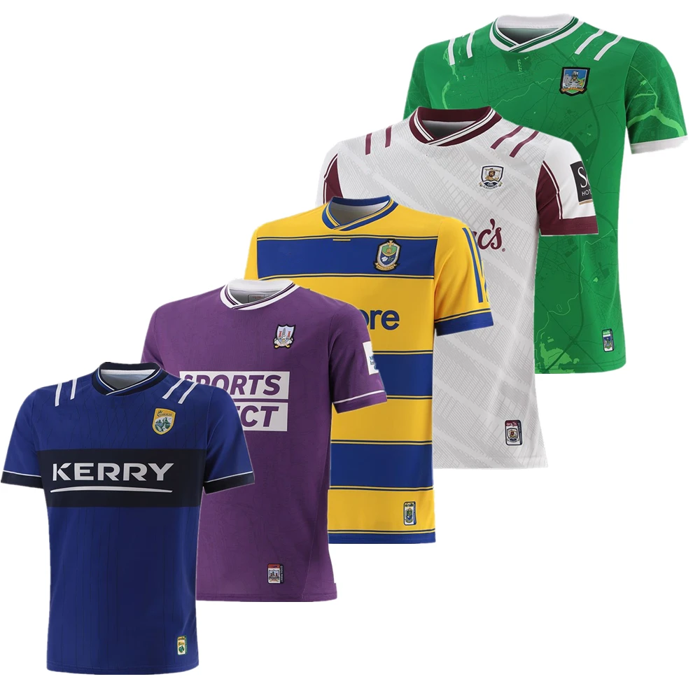 2025 Gaa jersey Galway Kerry Kildare Laois Limerick Longford Louth Mayo Meath Offaly Roscommon Sligo Tyrone Wexford vest shirt