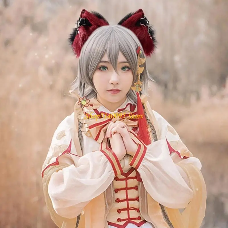 Casco oreja animal felpa fina DXAE con movimiento oreja activado por movimiento