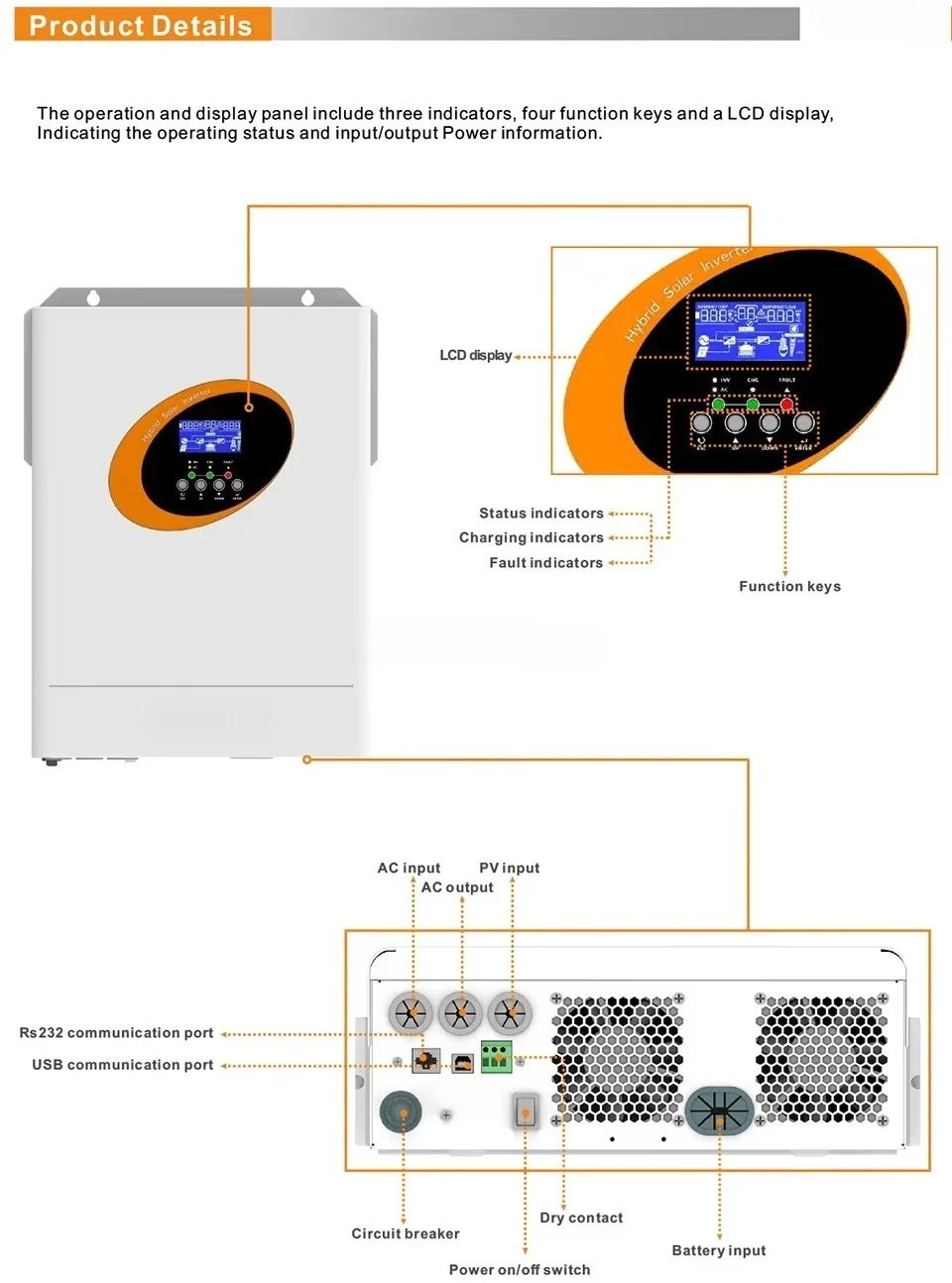 

6Kw Hybrid Solar Inverter