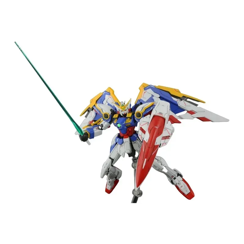 Bandai Original RG Standard Version 20 Wing Gundam EW Anime Action Figure Assembly Model Toys Gifts For Children