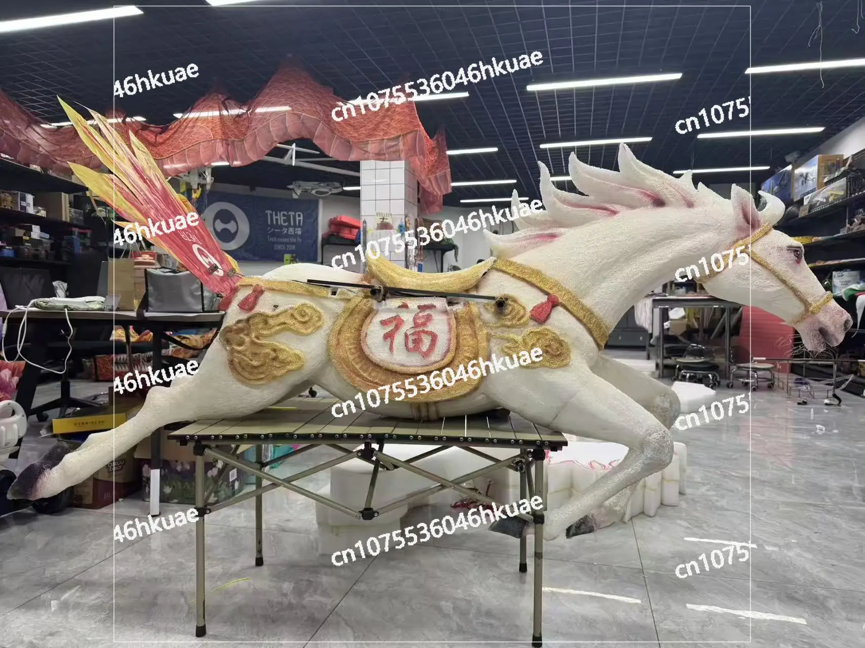 The world's first flying horse intelligent bionic aircraft, New Year's mascot, Year of the Horse aircraft model