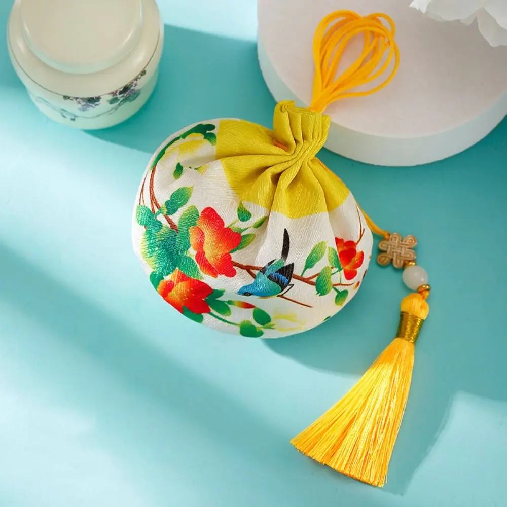 

with Tassel Dragon Boat Festival Sachet Chinese Style Printing Zongzi Sachet Flower Handmade Empty Sachet Car Home Decor