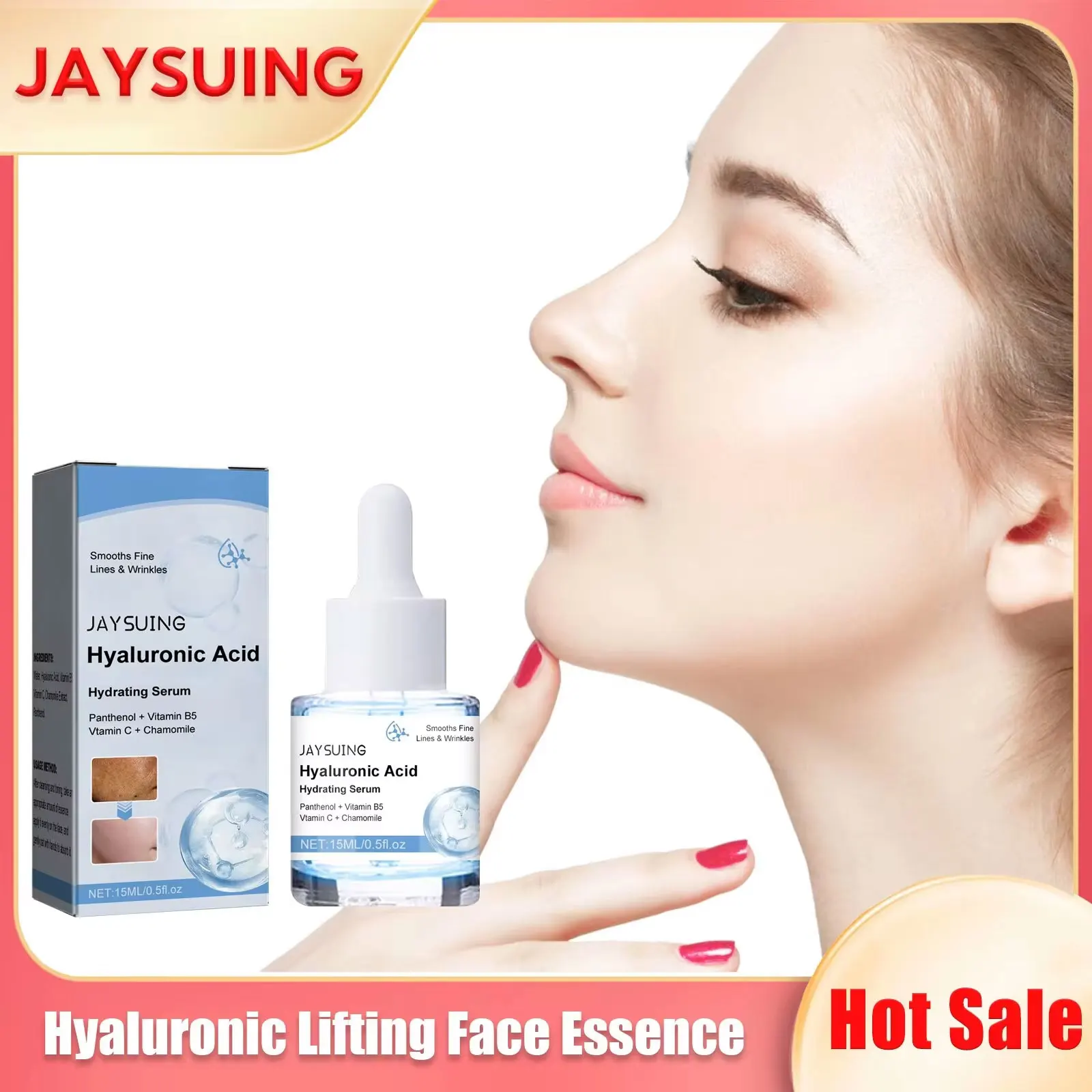 Hyaluronic Acid Serum Anti Wrinkle Lifting Firming Lighten Fine Line Remove Darkening Improve Dryness Nourish Brightening Serum