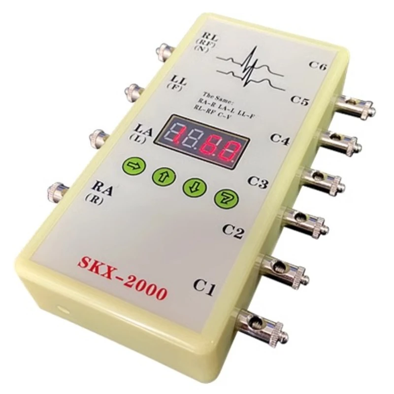 

SKX-2000C Type ECG Simulator Simulation Instrument for Electrocardiogram Signal Simulation Vital Signs Simulator