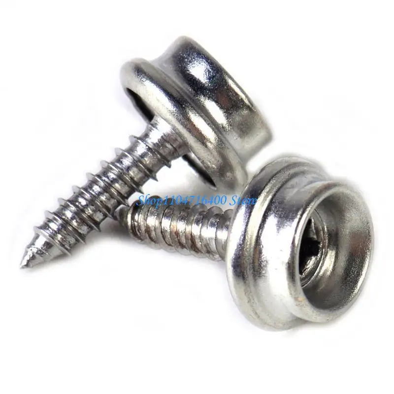 

y1gd Fastener Stainless Steel Canvas Cap Tent Marine Silver Tools Fastener Sockets Buttons Fasteners Tool