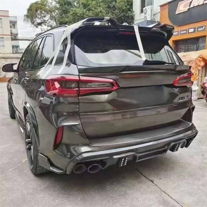 

High Quality Forged Carbon Fiber LD Style Rear Spoiler X5M F95 2019-2023 Car Rear Roof Wing Body Kit