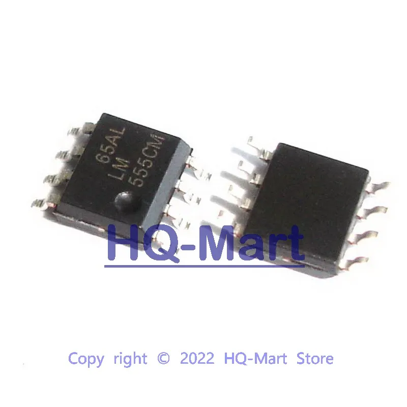 10 PCS LM555CM SOP-8 LM 555CM LM555 SMD Highly Stable 555 Timer 8-SOIC Chip IC