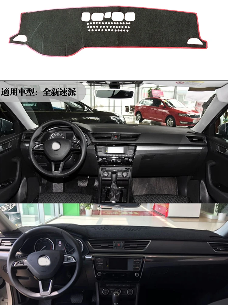 For Skoda Superb Accessories Dashboard Cover Instrument Panel Dash Mat Dashmat Protective Pad