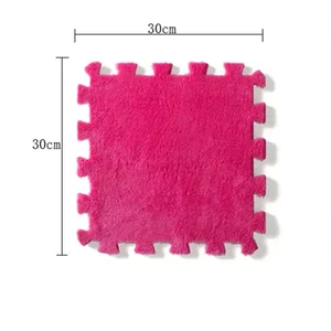 Selbstklebender Patchworkteppich für Kinderzimmer, kriechender Babyteppich, Wohnzimmer, Nicht-Schlupf, 30x30x1cm, 2-24 Stücke 10 Hauptverkaufs -Patchwork -Teppich - №7