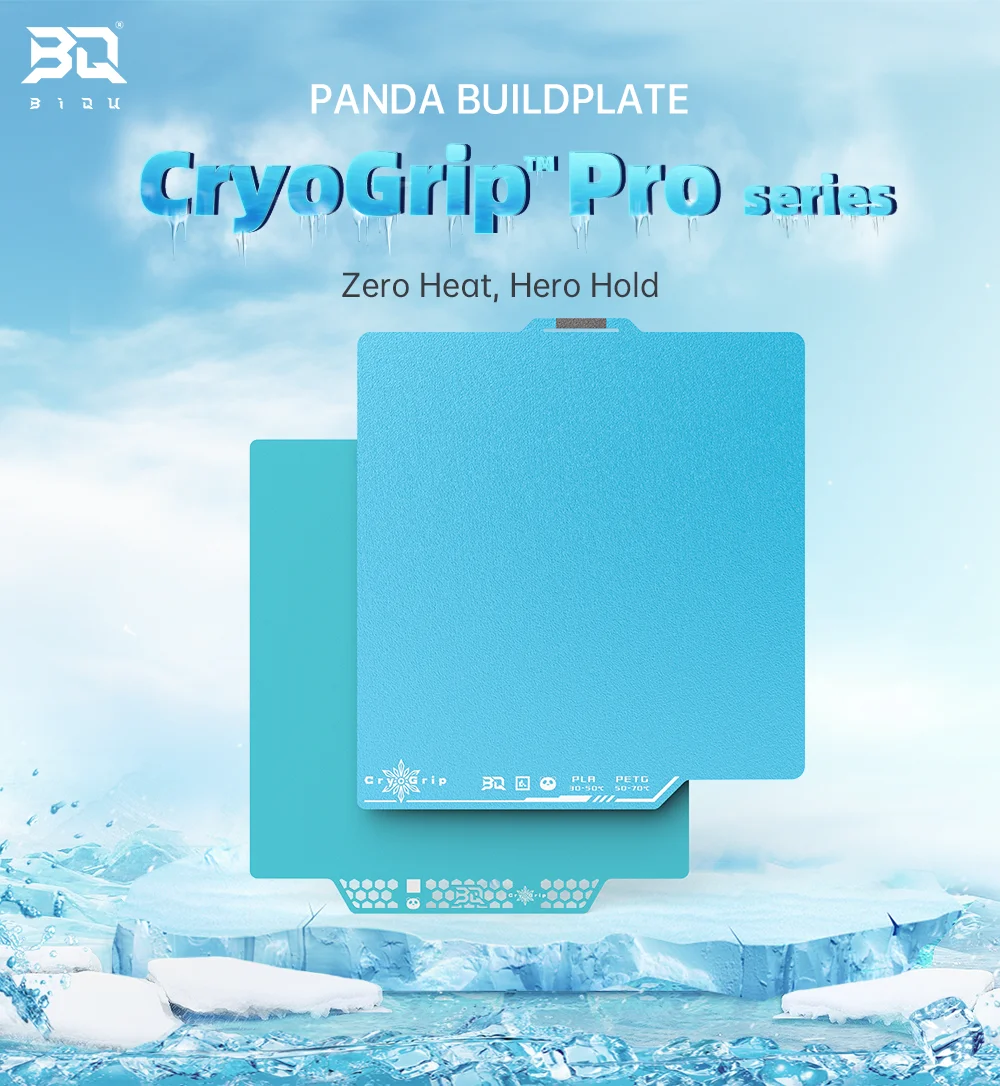 �y�Z�[�����z�p���_�r���h�v���[�g CryoGrip �v���N�[���v���[�g Bambu H2D P1 X1 �V���[�Y A1 & �~�j K1 �ő� AD5M/5X Prusa MK3/4 Voron 350MM Neptune4/3