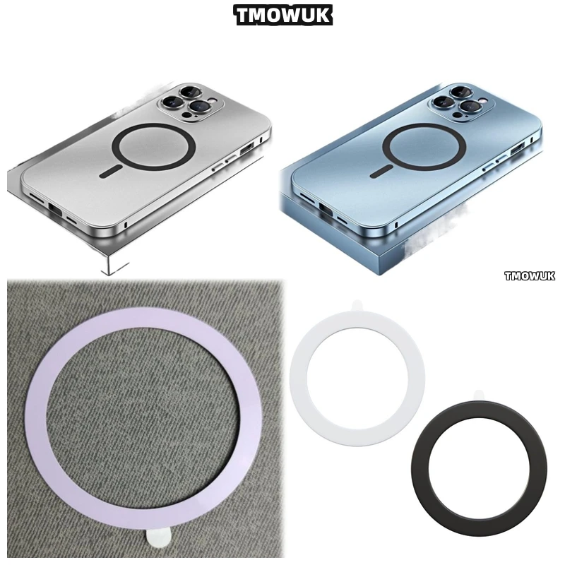 

For HUAWEI Mate 30 40 50 60 70 X3 X5 P40 P30 Pro RS Nova 9 For Magsafe Magnetic Metal Ring Sticker For Portable Wireless Chargin