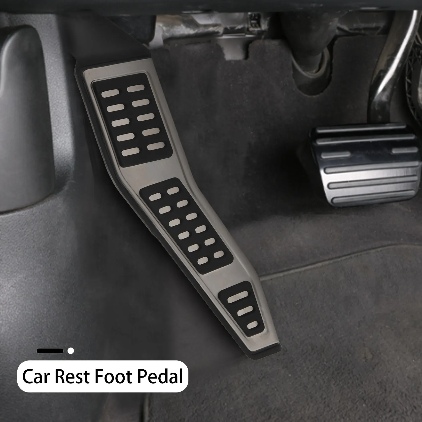 A19Q-Car Styling Dead Footrest Pad Esporte Foot Rest Pedal RHD Para Golf Seven Mk7 VII