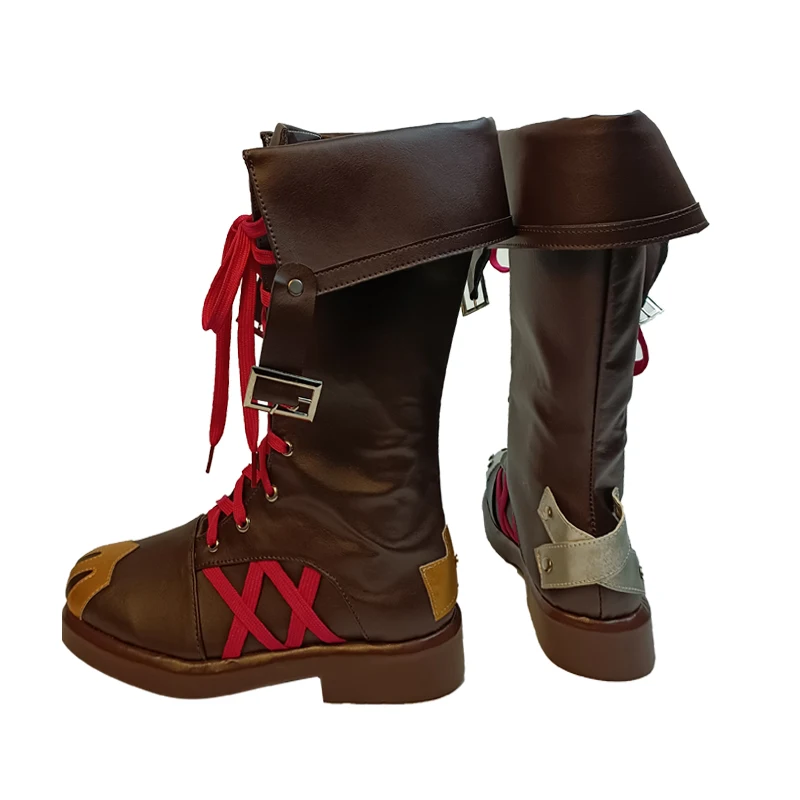 Jinx Cosplay chaussures jeu LOL Cosplay femmes chaussures Jinx bottes LOL Halloween Costume chaussures