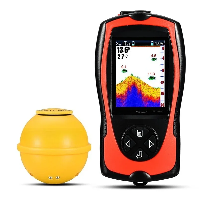 Color screen sonar wireless fish finder visual high-definition underwater fish finder outdoor smart fishing gear