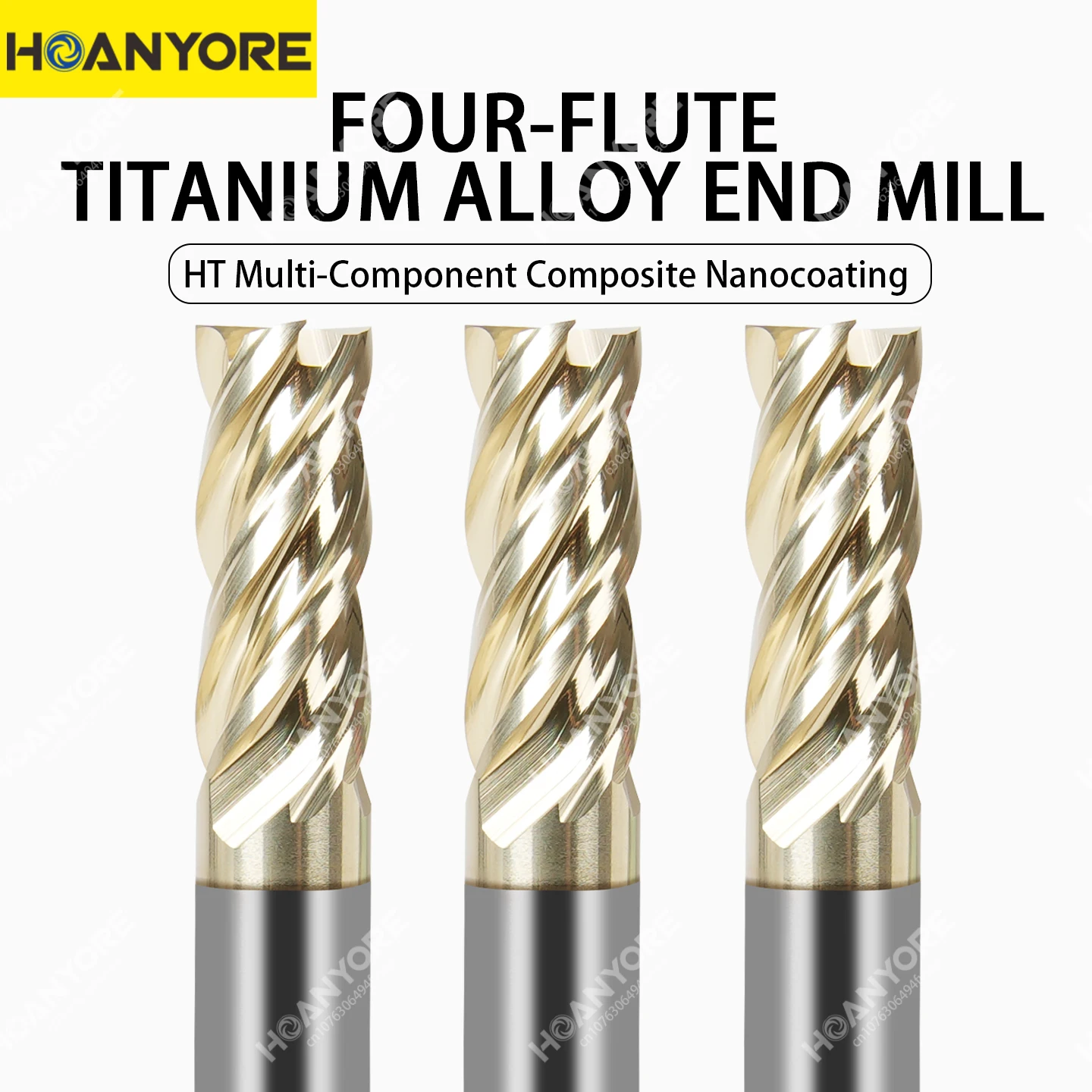 

Specialized 75° titanium alloy milling cutter; carbide; high-temperature resistant; designed for difficult-to-machine materials