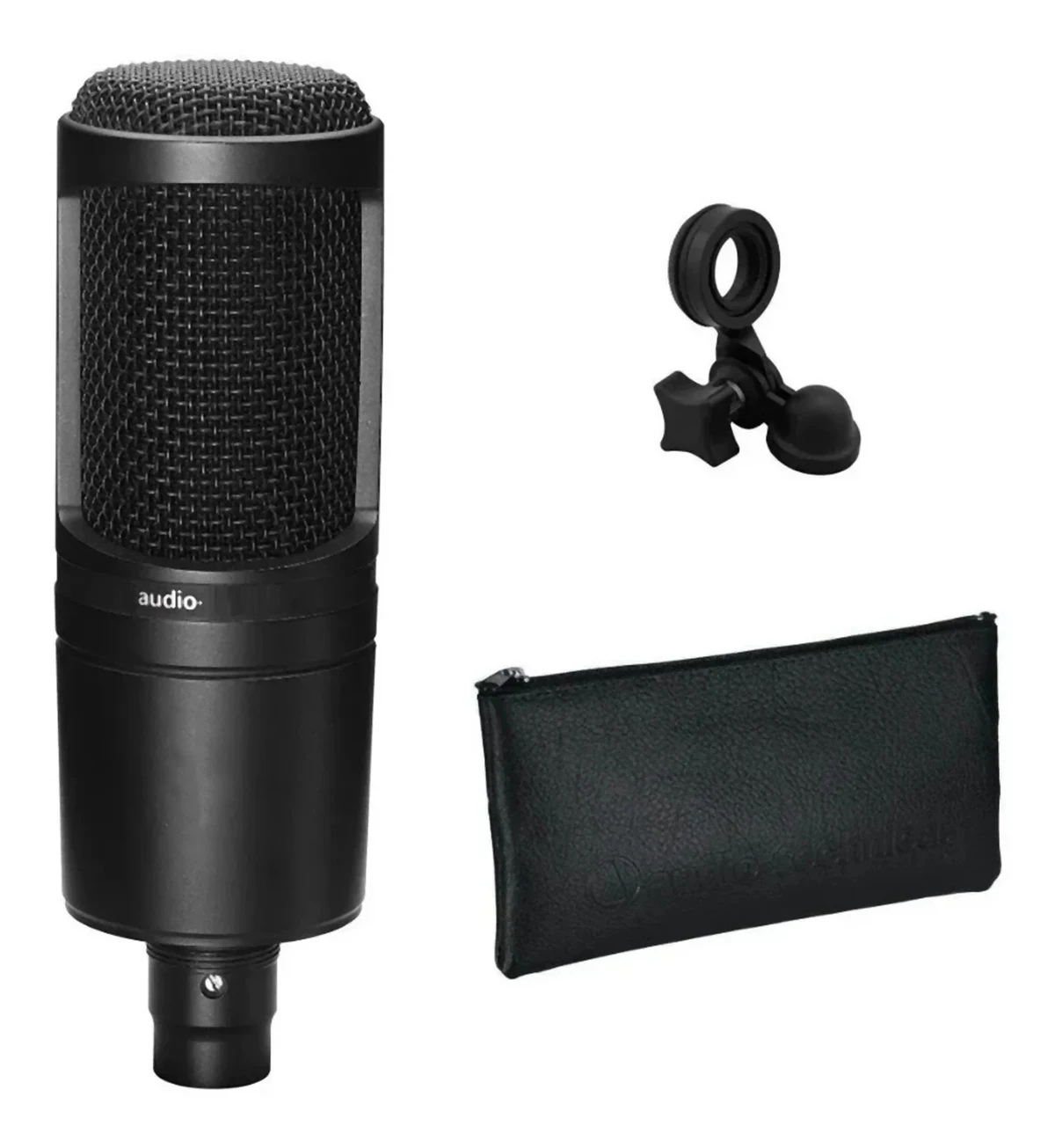 New Audio AT2020 Cardioid Condenser Microphone 20-20000Hz Three Pin XLRM Male Microphone for Recording Anchor Karaoke MIC