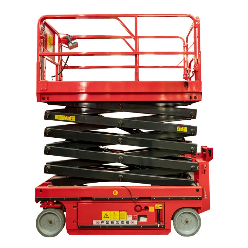 Electric fully automatic climbing highway, mobile lift, all-self-exit hydraulic lifting station, high-space work cart