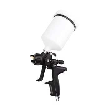 Factory wholesale MR-301 Air Powered automatic paint spray gun with standard nozzle plastic paint cup