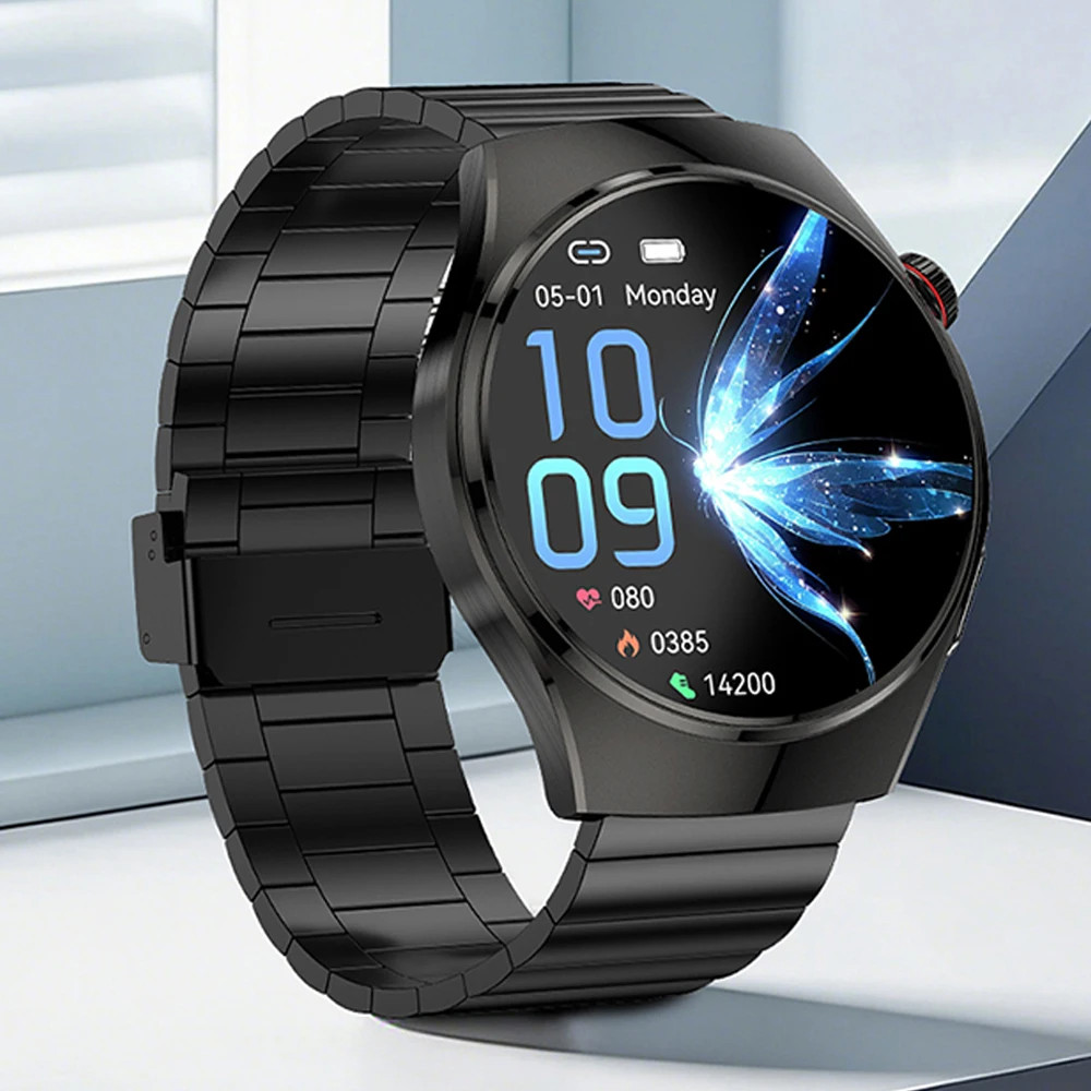 

2026 New ECG+PPG Smart Watch Heart Rate Blood Pressure Temperature Blood Composition Analysis Motion Tracking Smartwatch Men