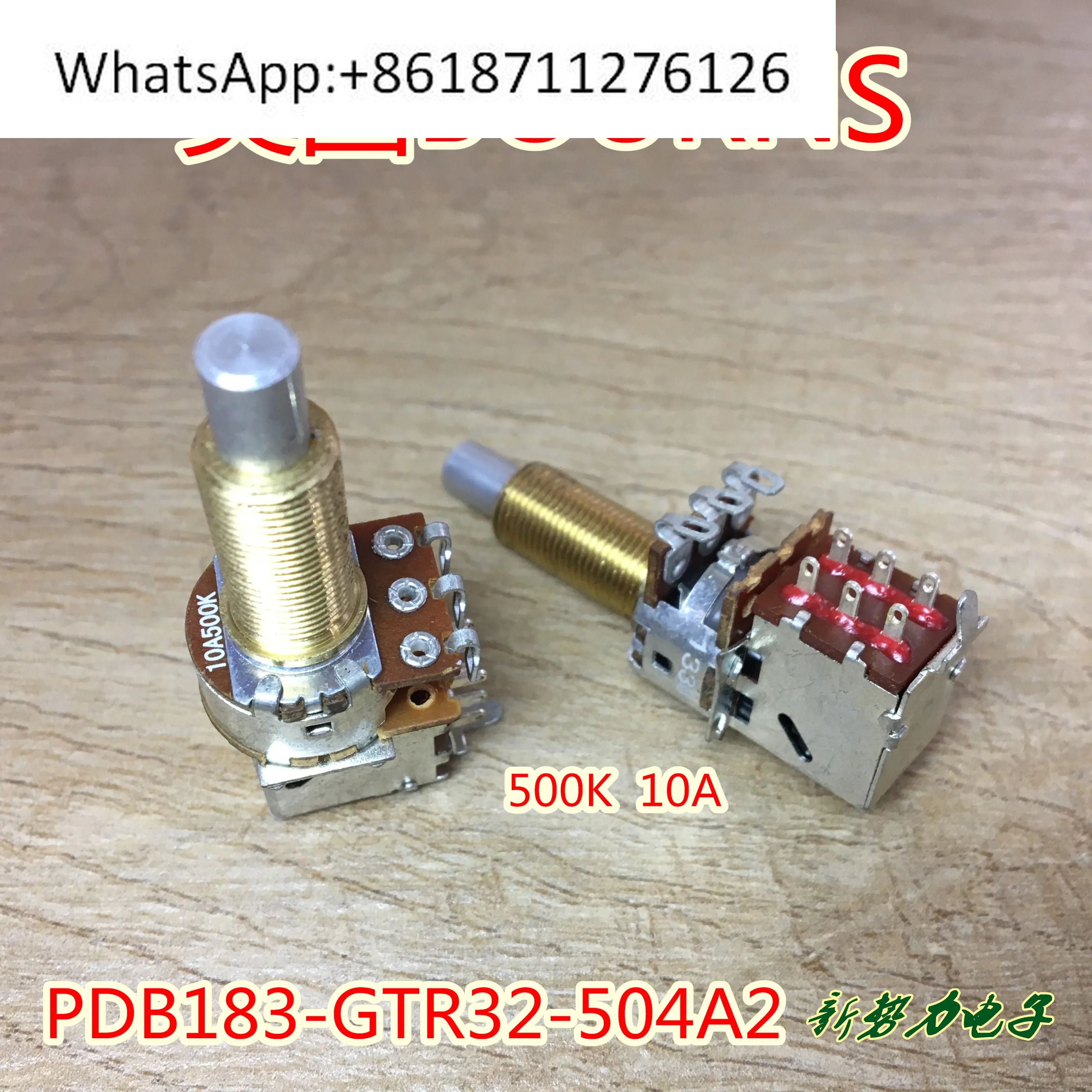 

BOURNS PDB183-GTR32-504A2 500K 10A with switching potentiometer, potentiometer