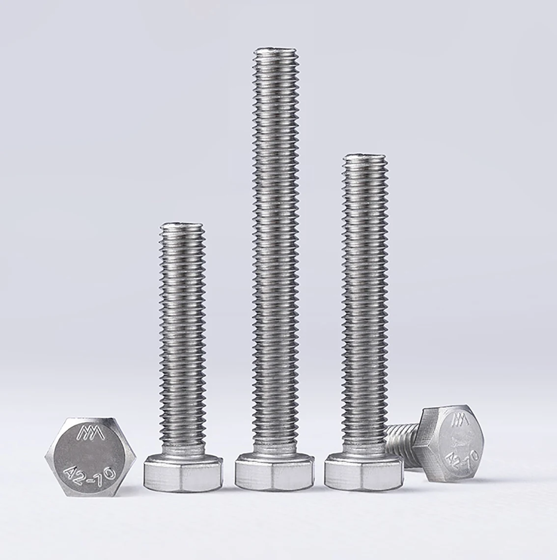 

1Pcs M18 M20 M22 M24 Full Thread External Hex Head Screws 304 Stainless Steel Outside Hexagon Bolts Length 30mm-200mm