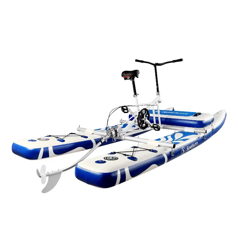 Pedalo Boat Water Bike Inflatable Sea Bike Water Bike Bicycle Pedal Boat for Lake and Sea Beach