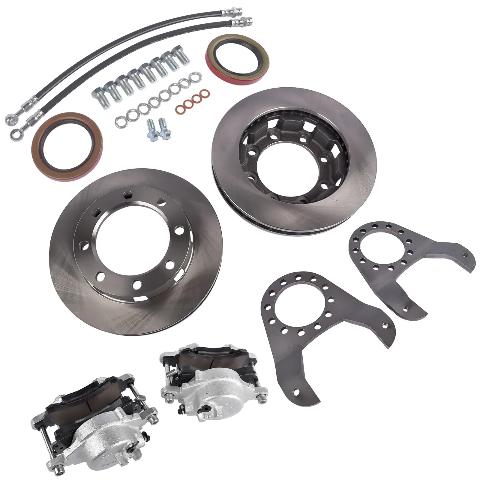 Complete Disc Brake Conversion Kit Fits For GM 14 Bolt For Full Float Rear Axle 1973-1988