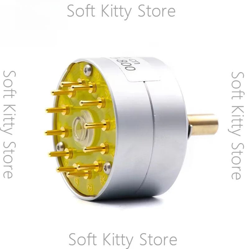 HIFI Audio Amplifiers Switch EIZZ 3 Positions 4 Poles Signal Source Selector Rotary Signal Selection Input Adjust Switchs