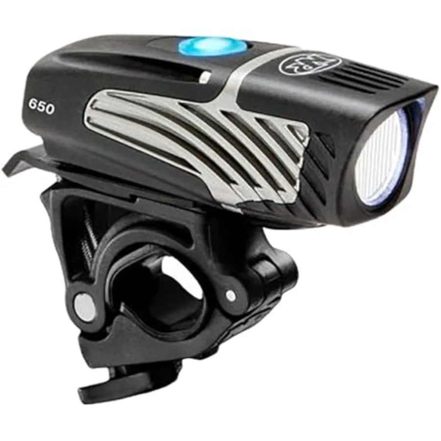 

Lumina Micro 650 Lumen USB Rechargeable Front Bike Light 5 Modes Compact LED Headlight Helmet Mount IP64 Waterproof Road Cyclin