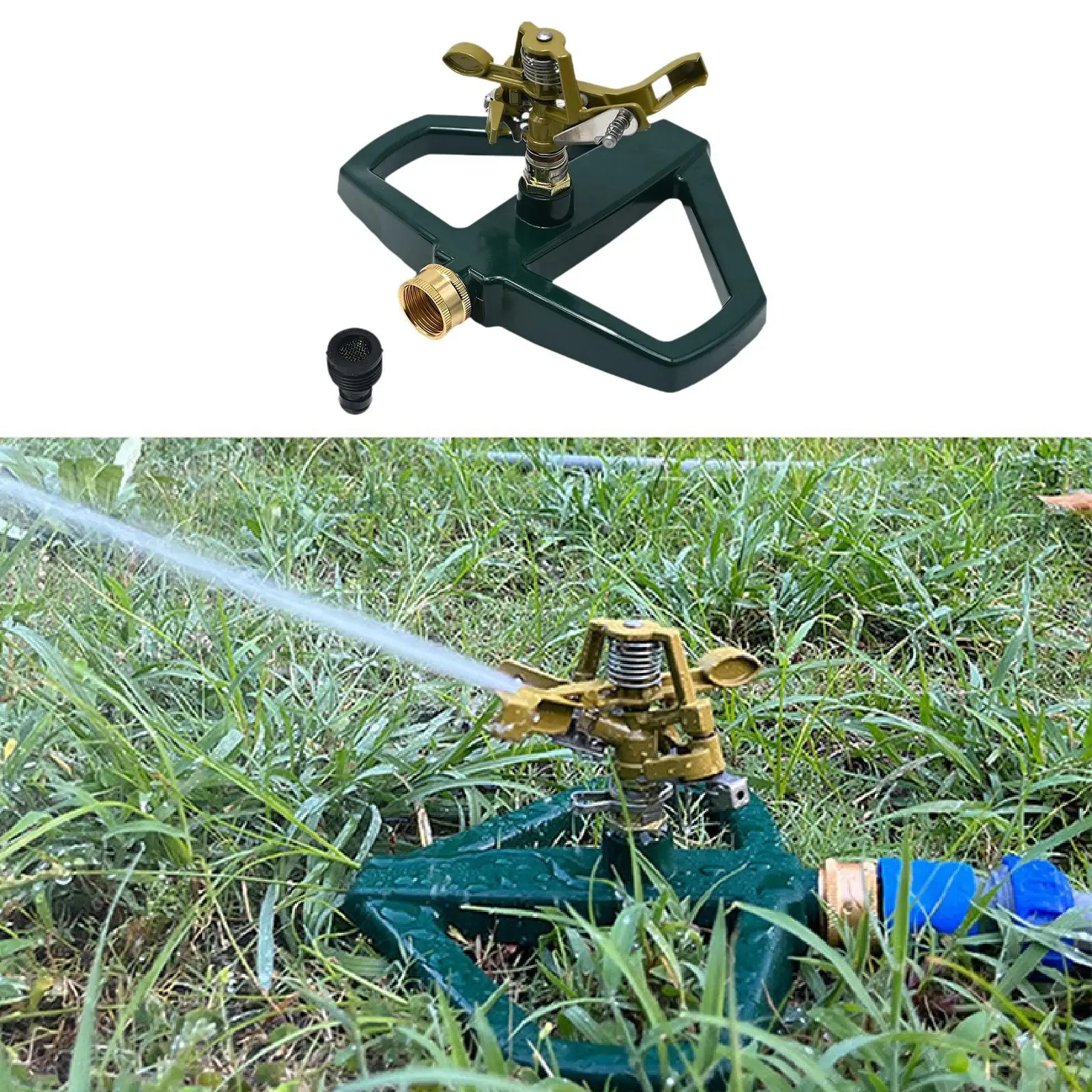 

Garden Water Sprinkler 360° Rotation for Watering Equipment Yard Greenhouse