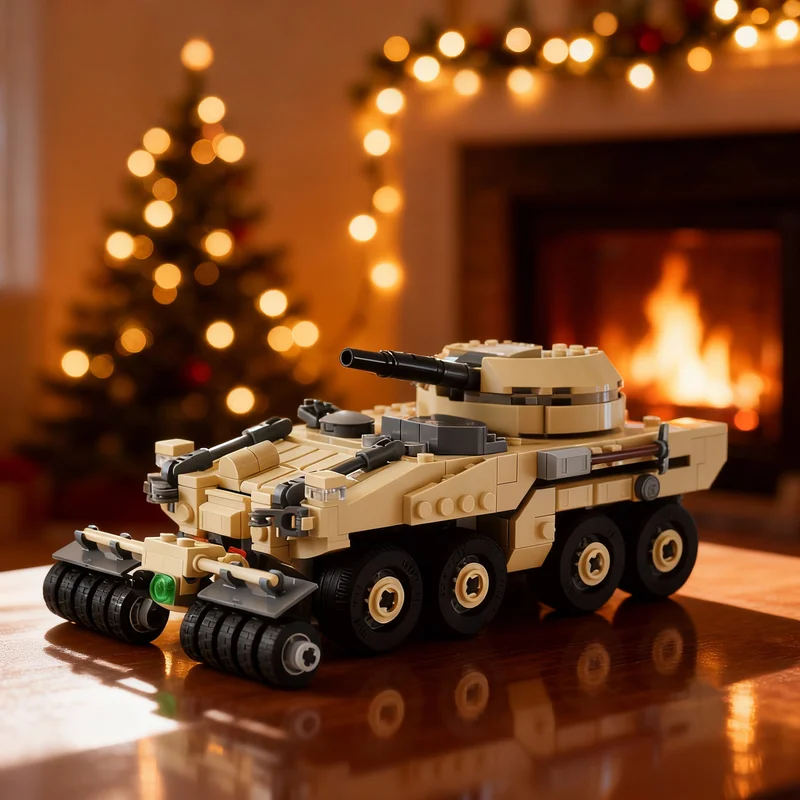 

554pcs MOC World Darkness Armadillo APC Model Building Blocks Architecture Christmas Gifts Toy Idea Education Brick Kids