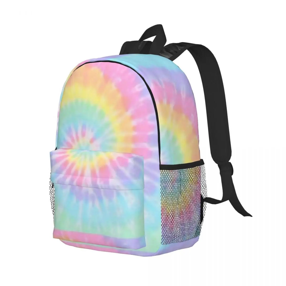 Tie Dye Pastel Backpack For Girls Boys Large Capacity Student Backpack Lightweight waterproof Backpack 15inch