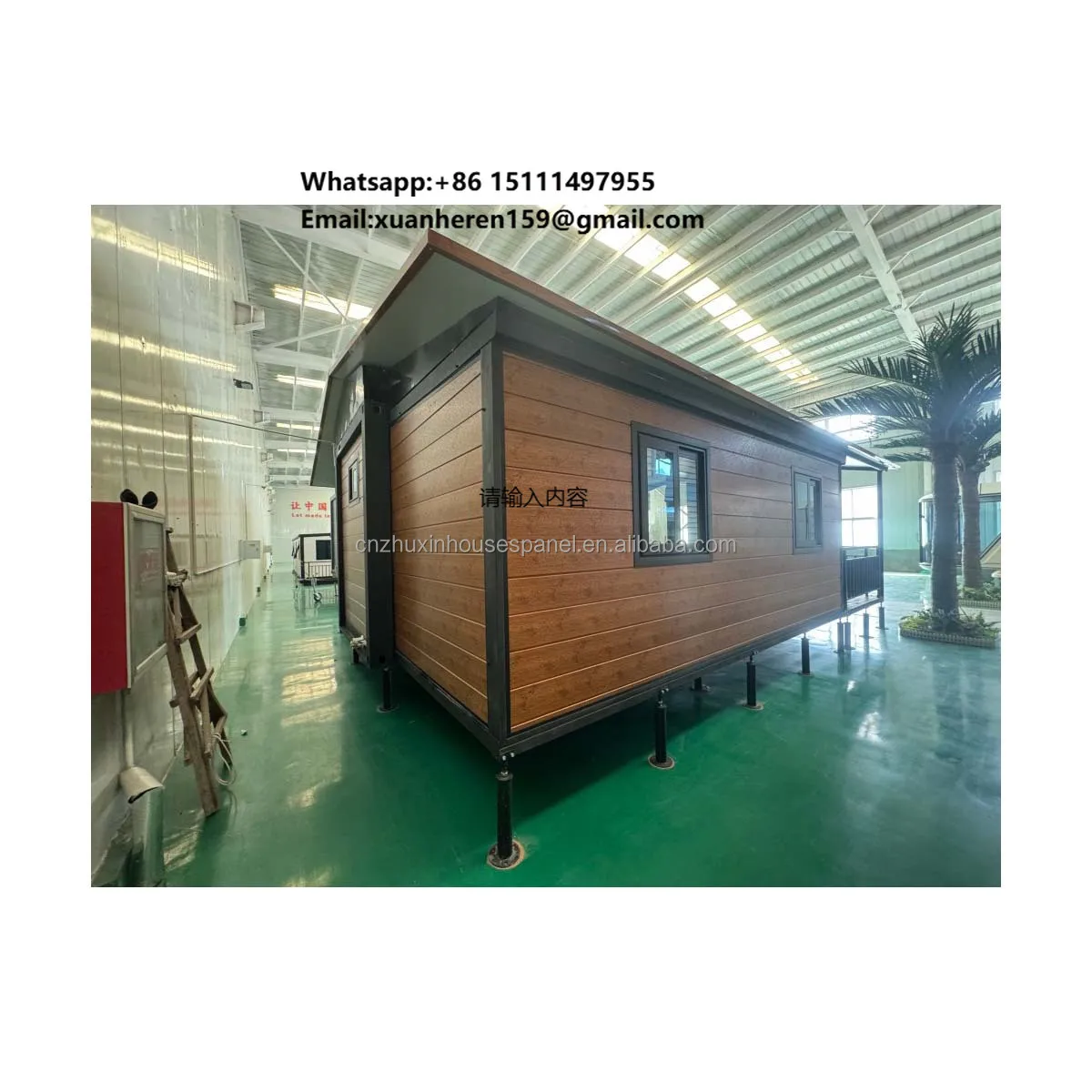 Casa contenedor expandible de doble ala, casa modular de dos pisos con instalación rápida