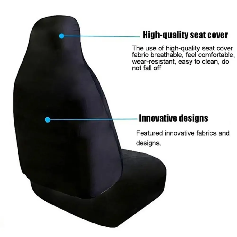 Picture 5: Personalized Choice Of Two (one) Car Seat Covers Custom Printed Universal Front Protector Accessories Cushion Set