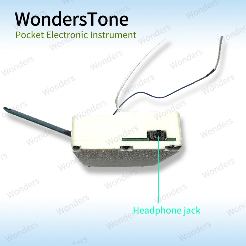 مُركب موسيقى إلكتروني صغير مصنوع يدويًا، أداة إلكترونية محمولة للجيب، أداة تناظرية WondersTone مع التحكم في القلم #5