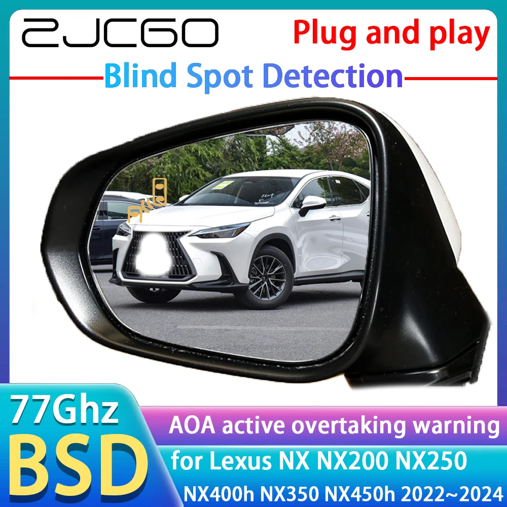 77GHz Radar Detector BSD Blind Spot Detective Alert Mirror Assistance Accessories For Lexus NX NX200 NX250 NX400h NX350 NX450h