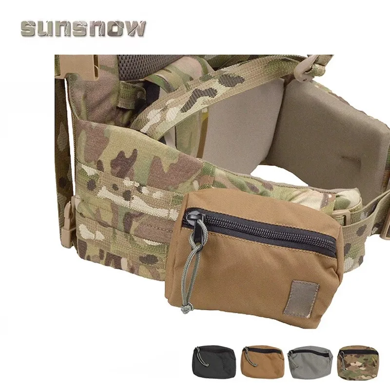 [Sun Snow] Jasmine System Lightweight Sundries Storage Bag Tactical Waist Belt with Small Bag Military Fan Sun Snow