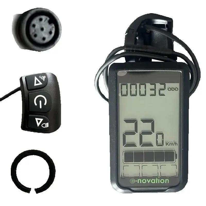 

DP26E LCD Display Novation Electric Bike USB Instrument Female 6Pins Monitor e-Bike Speeder Replacement Parts Panel Bafang Kits