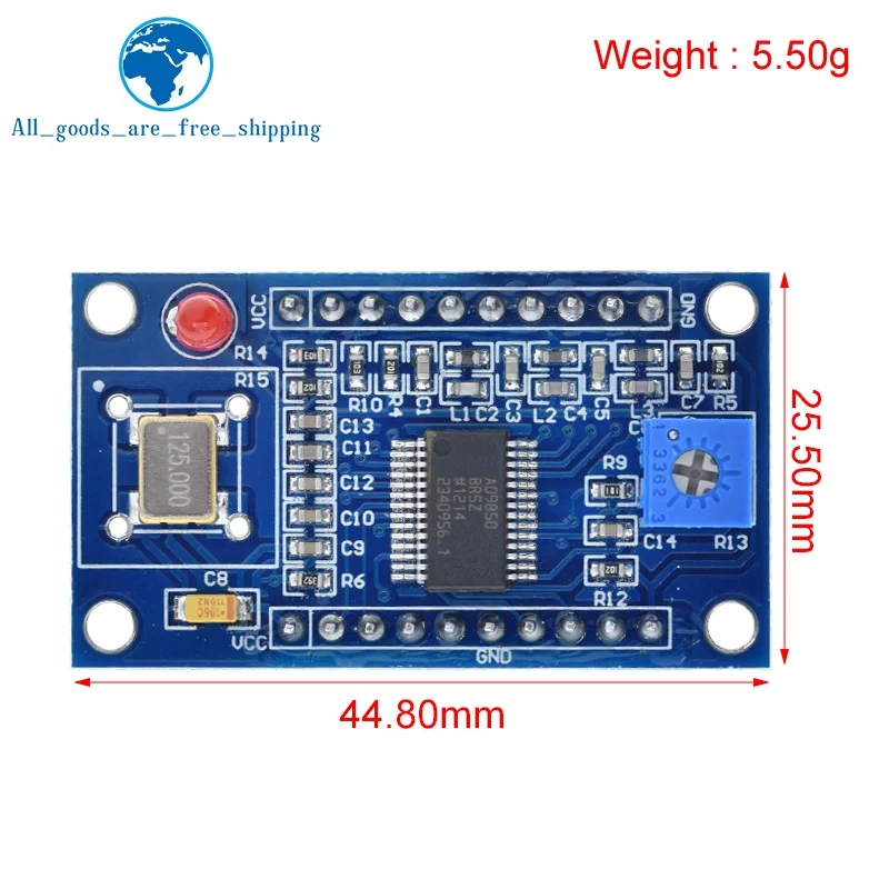 DDS Signal Generator Module Development Board 0-70MHz 0-40MHz AD9850 2 Sine Wave and 2 Square Wave image 2