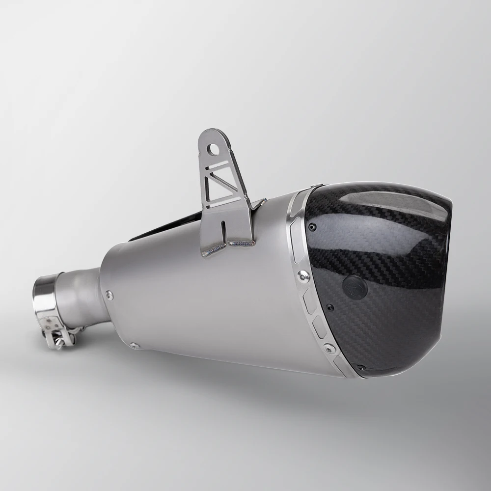 

DB Killer muffler suitable for zx4r motorcycle, exhaust modification, mid-exhaust pipe, carbon fiber cover