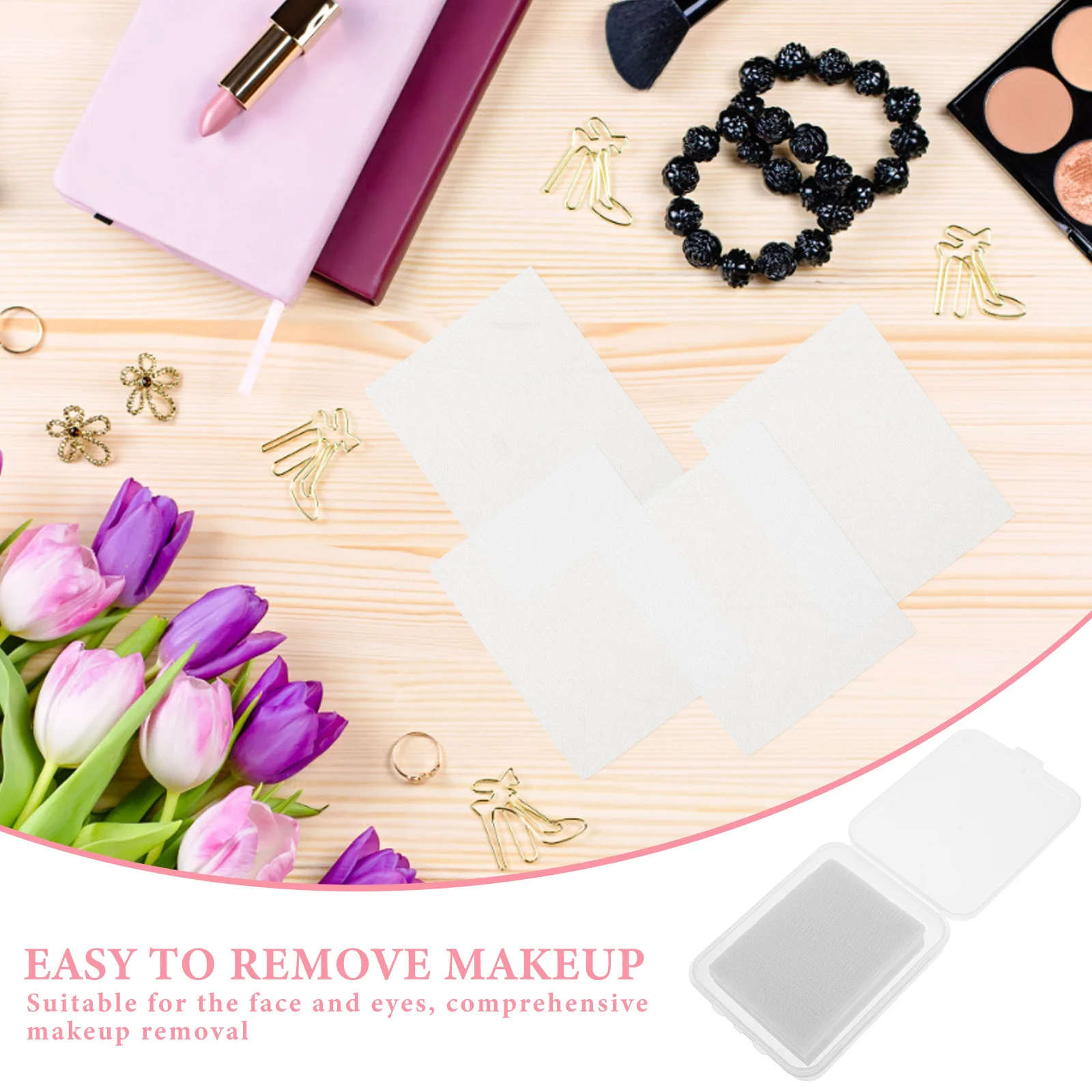 80 szt. Jedwabistych, ultracienkich płatków do demakijażu, jednorazowe płatki kosmetyczne do oczyszczania twarzy, do nakładania tonika, delikatne złuszczanie skóry twarzy