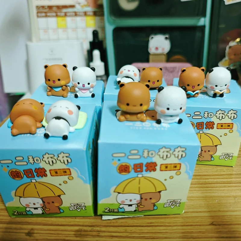 Genuine Yier And Bubu Daily 2nd Blind Box Anime Kawaii Bubu Dudu Customized Action Figure Decor Surprise Box Birthday Gift view 2