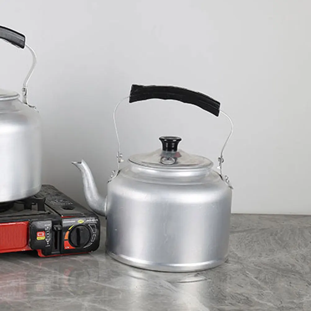 

Honking Aluminum Pot Retro Tea Kettle Stovetop with Cover Metal for Gas Traditional Teapot