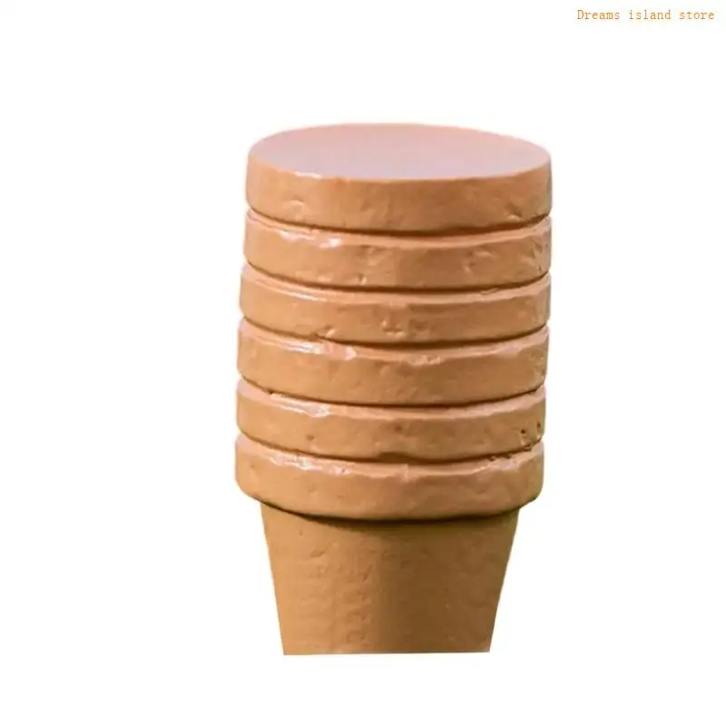 10 pezzi in miniatura ornamenti anatra resine figurine animali per dono decorazione piante in vaso in vaso casa e