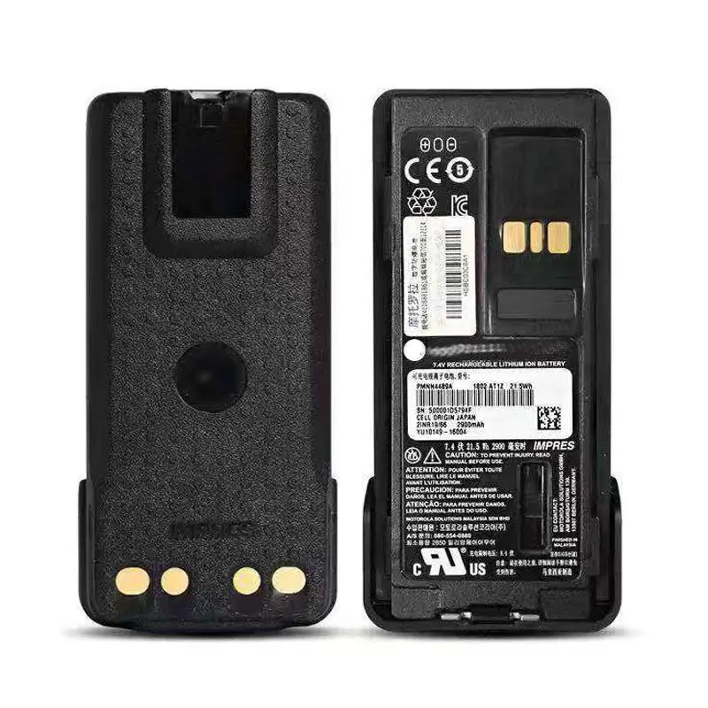 

Ultra High Capacity Li-ion Battery Pack 2900mAh IP68 & Blet Clip for Motorola DP4400 DP4800 PMNN4489 HAM Radio Power Supply